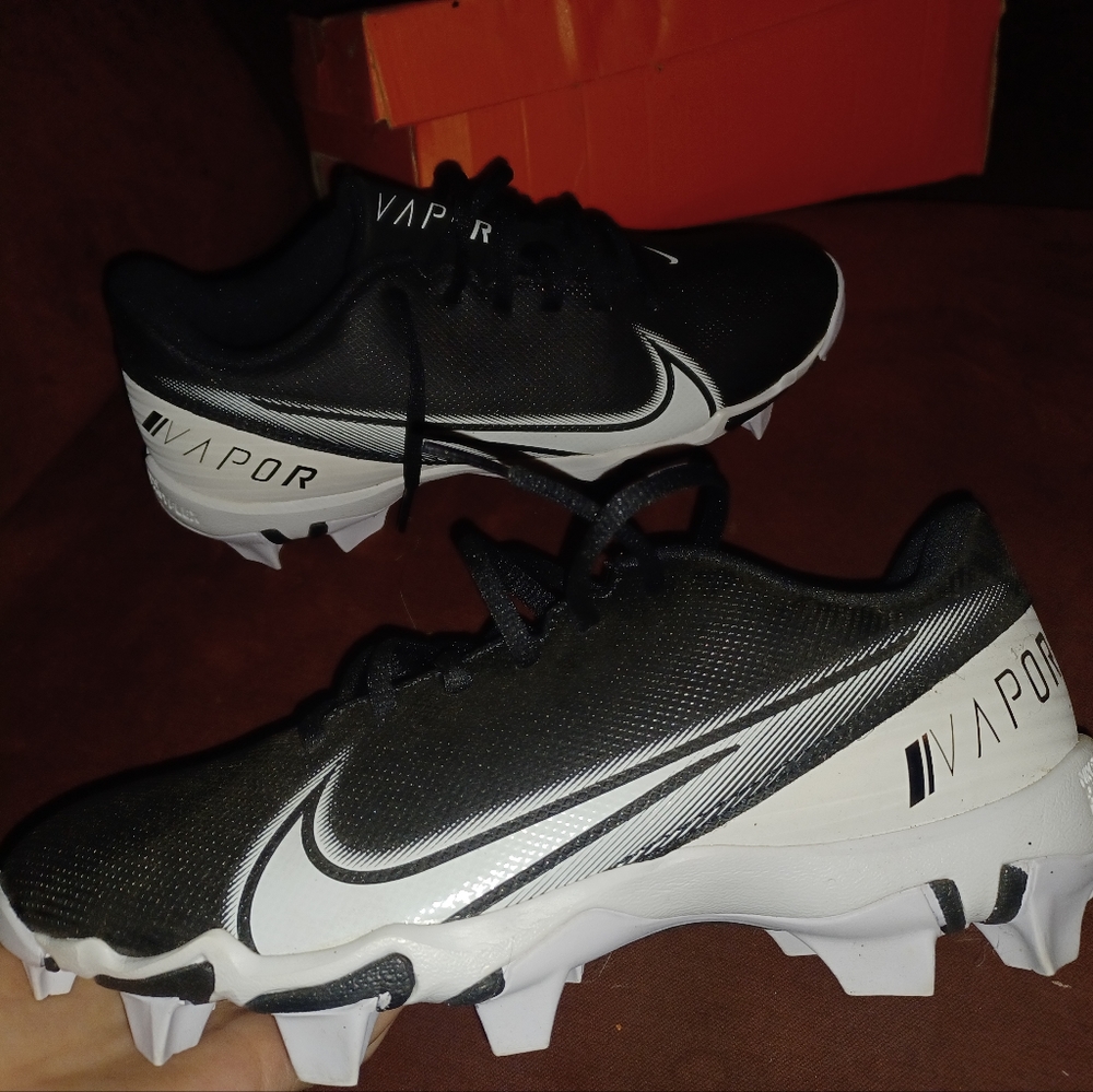 Nike Vapor Edge Shark FastFlex Black Football Cleats (CD0074-001)